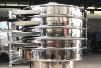 车间一角之旋振筛成品展示